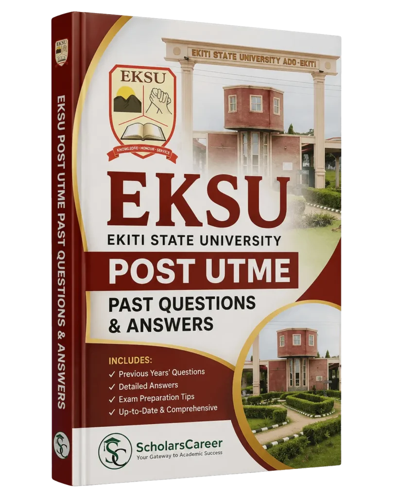 Eksu post Utme Past questions and Answers