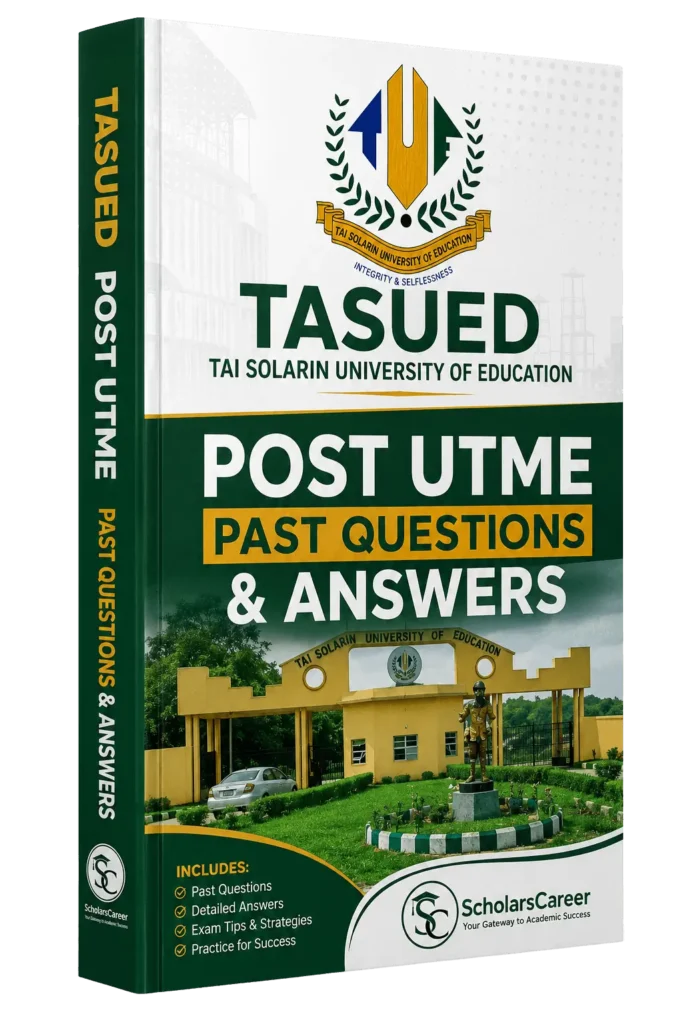 TASUED Post Utme Past questions and answers